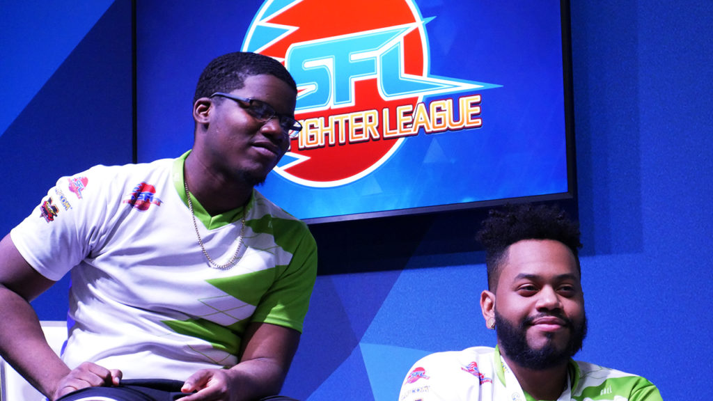 RobTV (left) and Team Gale teammate Shine (right)