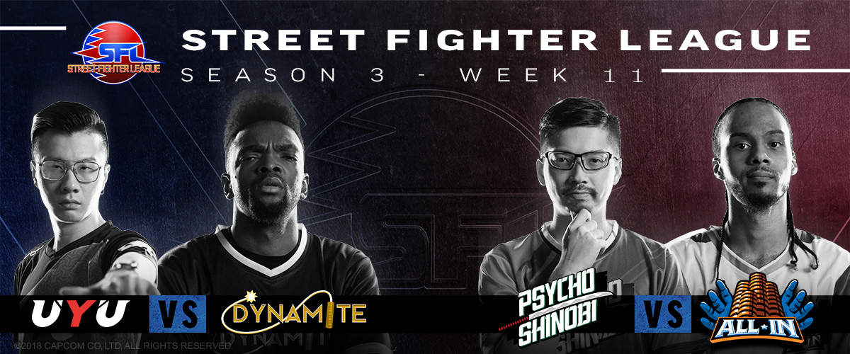 STREET FIGHTER LEAGUE: PRO-US 2020 SEASON 3 WEEK ELEVEN RECAP